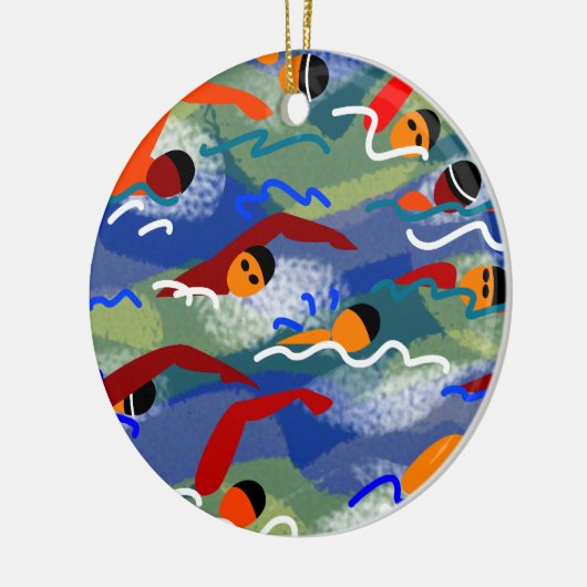 Open Water Swim Ornament (Links)