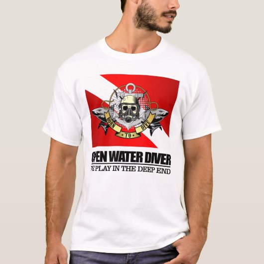 Open-waterduiker (BTD) T-shirt (Voorkant)