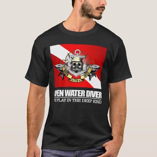 Open-waterduiker (BTD) T-shirt (Voorkant)