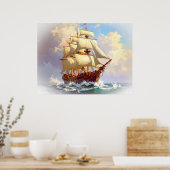 Open wateren poster (Keuken)