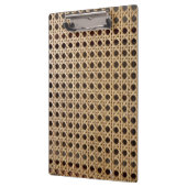 Open Weave Rattan Cane Clipboard Klembord (Links)