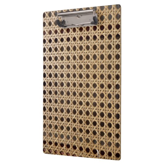 Open Weave Rattan Cane Clipboard Klembord (Links)