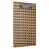 Open Weave Rattan Cane Clipboard Klembord (Rechts)