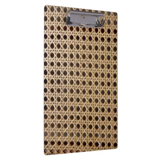 Open Weave Rattan Cane Clipboard Klembord (Rechts)