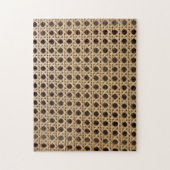 Open Weave Rattan Cane Fotopuzzel met Cadeaudoos Legpuzzel (Verticaal)