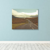 Open weg canvas afdruk (Insitu (Houten vloer))