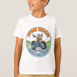 Open weg! Geniet van de rit! T-shirt