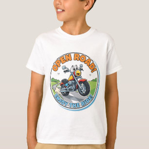 Open weg! Geniet van de rit! T-shirt