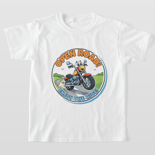 Open weg! Geniet van de rit! T-shirt (Laagn)