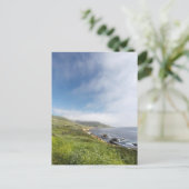 Open weg op een zomer california road trip op briefkaart (Staand voorkant)