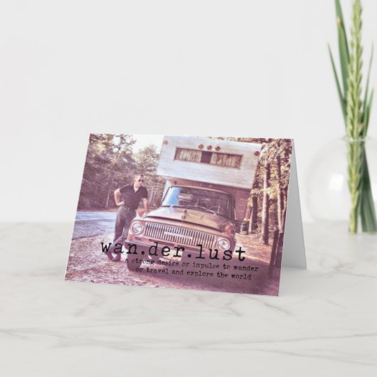 OPEN WEG WENSKAART BEDANKKAART (Voorkant)