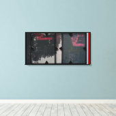 Open Werk met Open Red 1 Photomontage Canvas (Insitu (Houten vloer))
