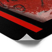 Open Werk met Open Red 6 Photomontage Poster (Hoek)