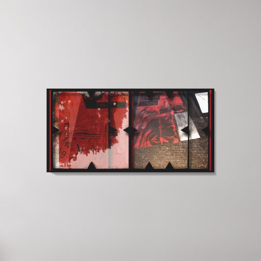 Open Werk met Open Red 7 Photomontage Canvas (Voorkant)