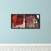 Open Werk met Open Red 7 Photomontage Canvas (Insitu (Houten vloer))