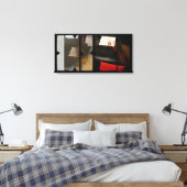 Open Werk met Open Red 8 Photomontage Canvas (Insitu (Slaapkamer))