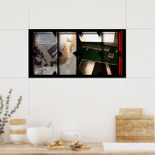 Open Werk over Open Red 14 Photomontage poster (Keuken)