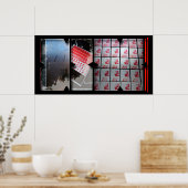 Open Werk over Open Red 15 Photomontage Poster (Keuken)