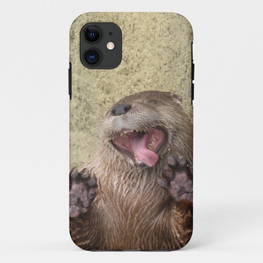 Open Wide! Otter iPhone 5 Hoesje (Achterkant)