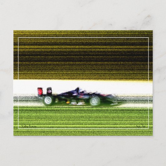 Open wiel briefkaart (Voorkant)