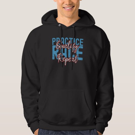 Open wiel Formula Speed Racing Car Practice Quali Hoodie (Voorkant)