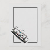 Open-wielracer Briefkaart (Voorkant)