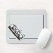 Open-wielracer Muismat (Met muis)