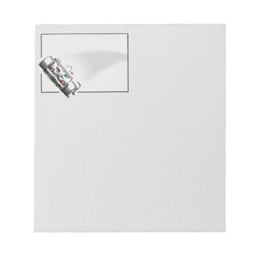 Open-wielracer Notitieblok (Voorkant)