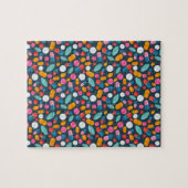 "Open wijd!" pil print puzzel Legpuzzel (Horizontaal)