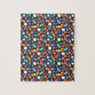 "Open wijd!" pil print puzzel Legpuzzel