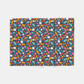 "Open wijd!" pluche deken (Voorkant (Horizontaal))