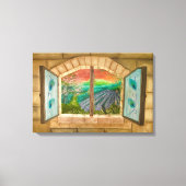 Open Window Canvas Afdruk (Voorkant)