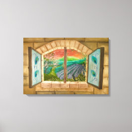 Open Window Canvas Afdruk