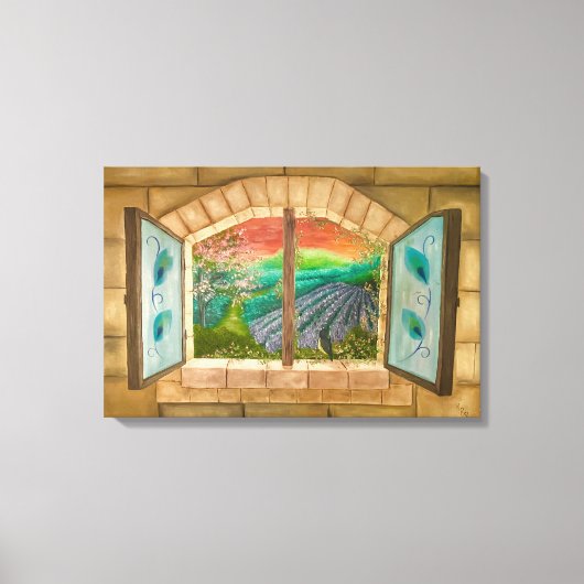 Open Window Canvas Afdruk (Voorkant)