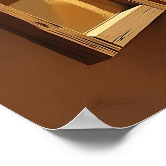 Open Window in the Desert Poster (Hoek)