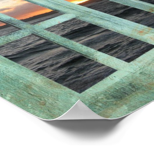 Open Window Kauai Sunset Poster (Hoek)