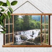 Open Window Waterfall Hangend Wandkleed