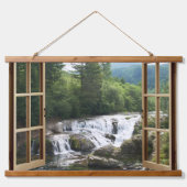 Open Window Waterfall Hangend Wandkleed (Voorkant)