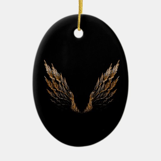 Open Wings Keramisch Ornament (Voorkant)