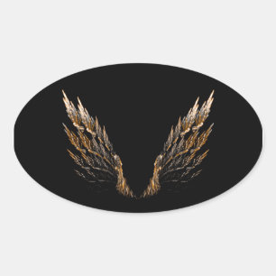 Open Wings Ovale Sticker