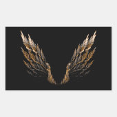 Open Wings Rechthoekige Sticker (Voorkant)