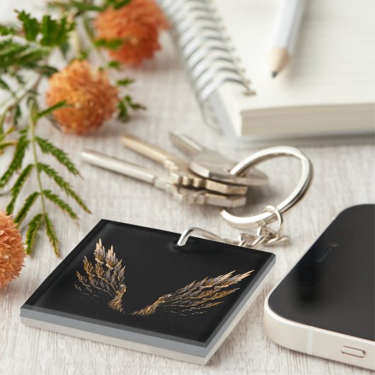 Open Wings Sleutelhanger (Voorkant Rechts)