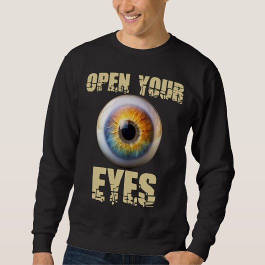 Open Your Eyes, Eyeball Design Trui (Voorkant)