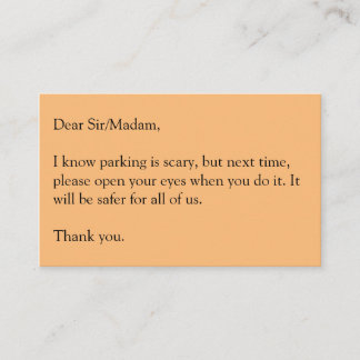 Open your eyes visitekaartje