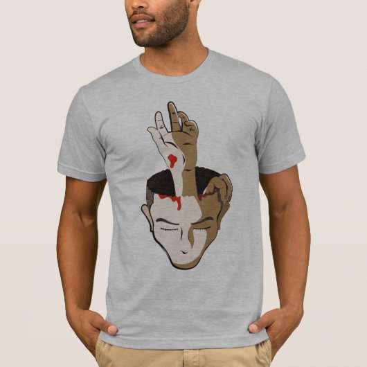 open your head t-shirt (Voorkant)