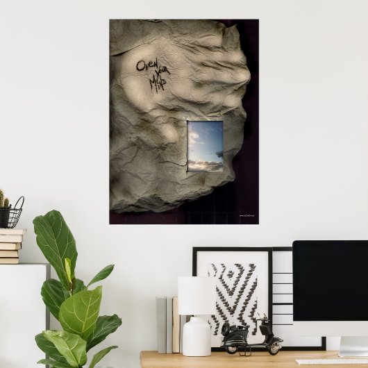 Open Your Mind Poster (Thuiskantoor)