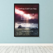 Open Zee Canvas Afdruk (Insitu (Houten vloer))