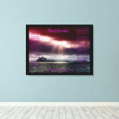 Open Zee Canvas Afdruk (Insitu (Houten vloer))