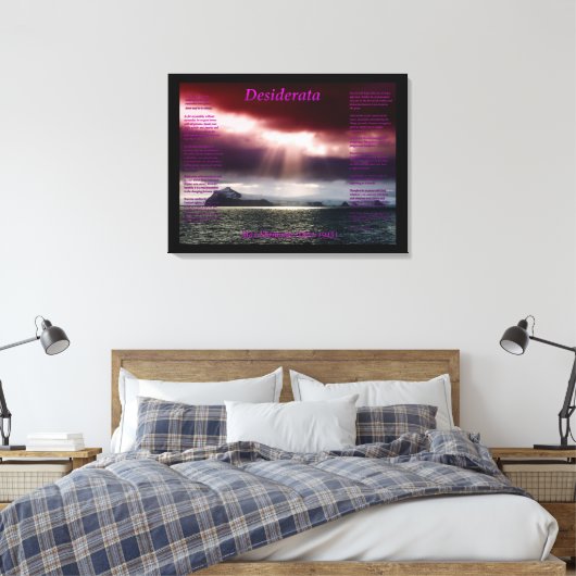 Open Zee Canvas Afdruk (Insitu (Slaapkamer))