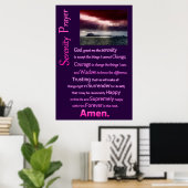 Open Zee De service Prayer Poster (Thuiskantoor)